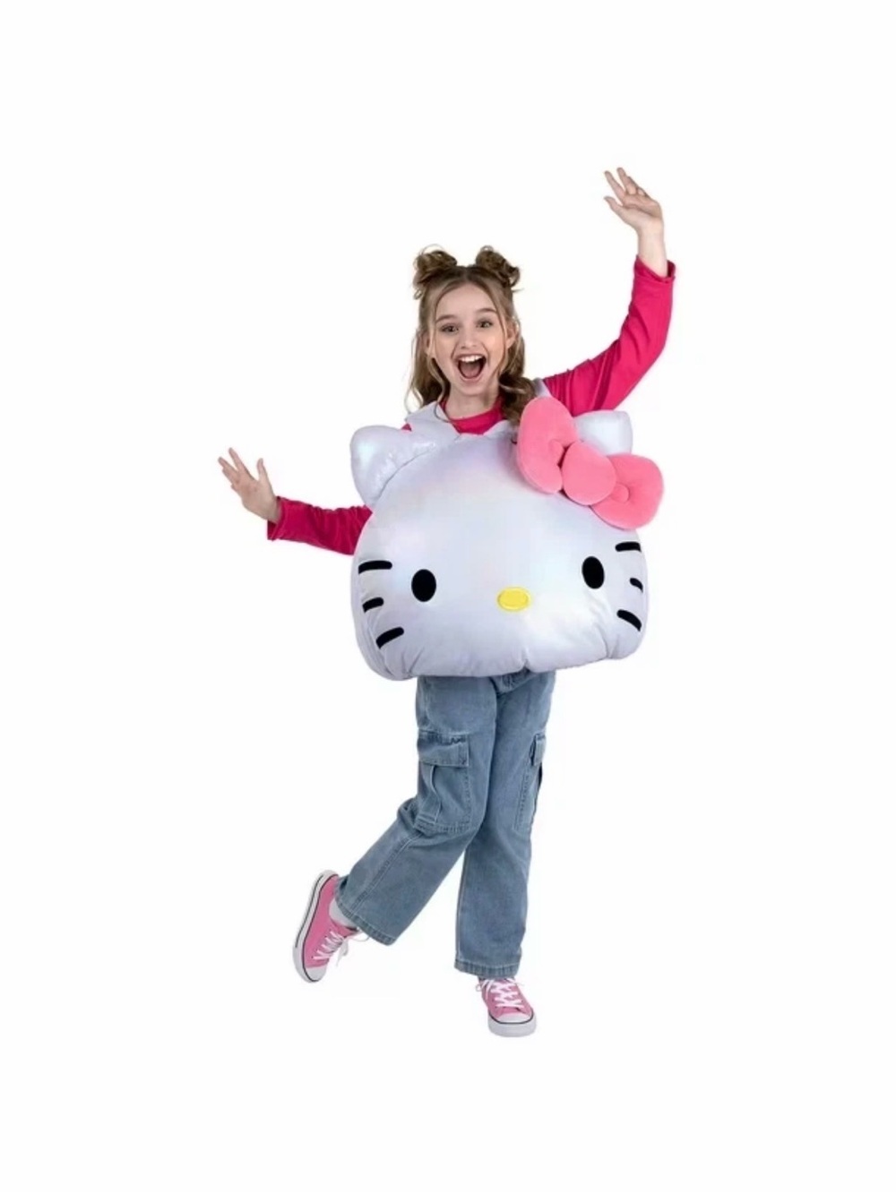 Hello Kitty custom- White with Pink Bow